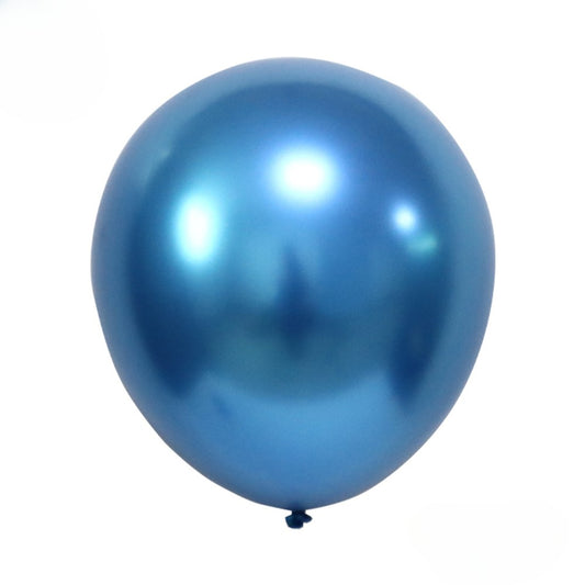 Chrome Luftballon 12" – Metallicfarben (mit Heliumfüllung)