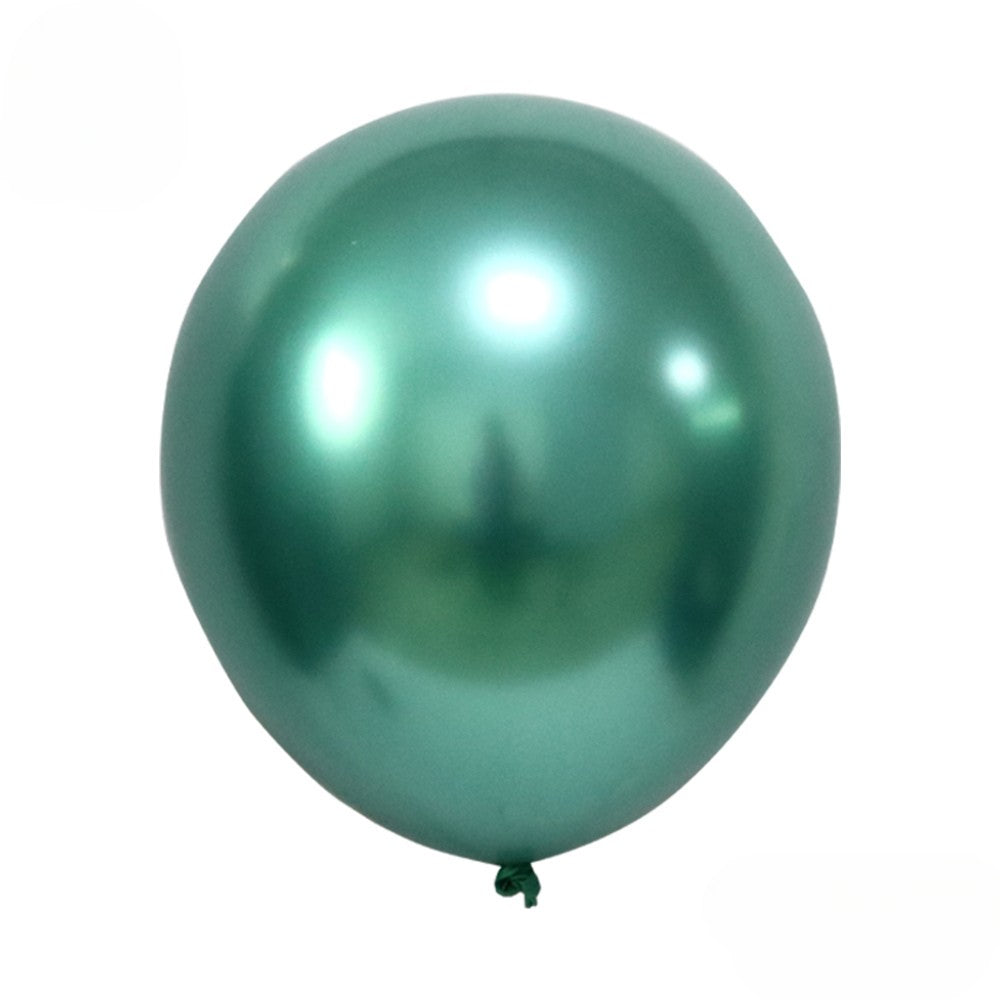 Chrome Luftballon 12" – Metallicfarben (mit Heliumfüllung)