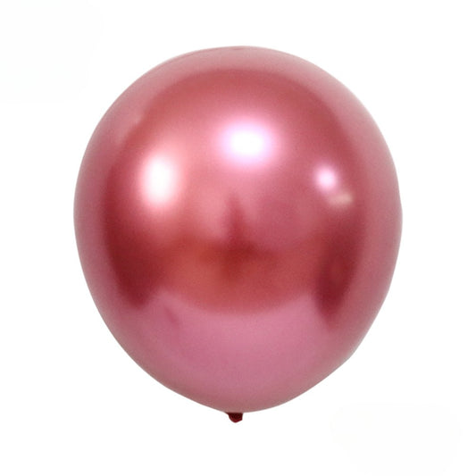 Chrome Luftballon 12" – Metallicfarben (mit Heliumfüllung)