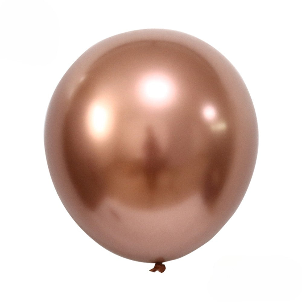 Chrome Luftballon 12" – Metallicfarben (mit Heliumfüllung)